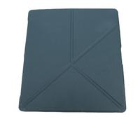 SIXRUN Plastic Synthetic Leather Case for 10.2 Inch Kindle Scribe 2024 2022, Foldable Stand Cover with Auto Wake Sleep and Pen Holder (Green)