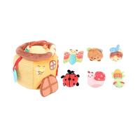 SIXRUN Plush Toys, Honey Jar Stuffed Animal Toy, Cute Lifelike Design, Helps with Role Playing, Imaginative Play, Ideal for More Than Infants 6 Months