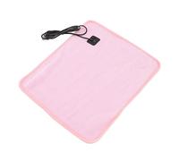 SIXRUN Portable USB Heating Pad, Polyester Fiber Heating Pad with Fast Even Heat, Multi Level Temperature and Timing, Lightweight 144 G for Back Neck Shoulder Waist Leg Home Office (Pink)