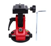 SIXRUN Premium Aluminum Alloy Latitude Adjustment, Wear Proof Dual Knobs 0 to 90 Degree, Equatorial Mounts Astronomy Travelers, Compatible with a Wide Range of Devices (Red)