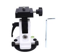 SIXRUN Premium Aluminum Alloy Latitude Adjustment, Wear Proof Dual Knobs 0 to 90 Degree, Equatorial Mounts Astronomy Travelers, Compatible with a Wide Range of Devices (White)