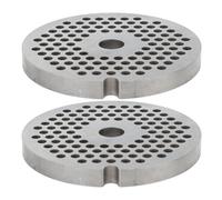 SIXRUN Premium Stainless Steel Meat Grinder Plate Disc Blades, Easy to Install and Replace, 2 Blades for Hand Crank Meat Grinders