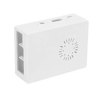SIXRUN Protective Enclosure ABS Protective Case with Heat Dissipation Holes Burr Free Shell Dust and Water Blocking for 3 Modelo B+ Home Lab Setup (White)