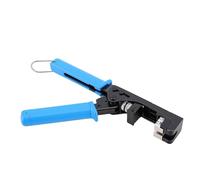 SIXRUN Punch Down Tool Stainless Steel Network Termination Tool Adjustable Depth for CAT5 CAT6 90 and 180 Degree Modules One Hand Use for Patch Panels Installers
