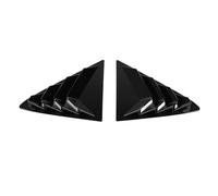 SIXRUN Rear Window Louvers Air Vent Scoop Shades Cover for Fiesta MK8 2018+ with Sporty Design ABS Material Privacy Protection