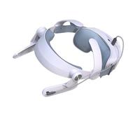 SIXRUN Rechargeable Head Strap for Meta 3, 5000mAh | 360° Wrap-Around Adjustable VR Headband, 180° Pressure Relief, Soft Memory Foam, Type-C Charging, for Extended Gaming