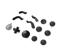 SIXRUN Replacement Metal Thumbsticks, Textured Grip Joysticks for Enhanced Gaming Control and Customization for Series 2 Controllers (Black)
