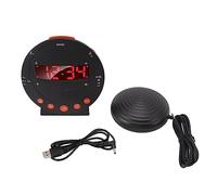 SIXRUN Shake Alarm Clock, 110 Decibels Extra Loud Vibrating Clock with Red Alarm Light, Bed Shaker for Heavy Sleepers, Sonic Alert Alarm Clock