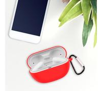 SIXRUN Silicone Protective Case for WF-SP800N, Red (Red) | Shockproof Flexible Cover, Clip-on Included, Anti-Scratch Silicone, Full Access to Buttons, Travel Carry Pouch