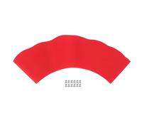 SIXRUN Silicone Splatter Guard, Silicone Splatter Guard for Frying Pan Pot DIY Adjustable Oil Splash Guard for Kitchen Everyday Cooking (Red)