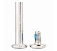 SIXRUN Skate Screws Inline Skate Replacement Screws Iron 10pcs 6mm Axle Hardware 31mm 36mm 4mm Hex Socket for Roller Wheels Adult Youth Skaters (Inner length 36mm)