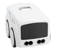 SIXRUN Smart Sensor Toy Bus, Control RC Car with Follow, Escape, Line Tracking & Demonstration Modes, for Kids 3-12 (White)