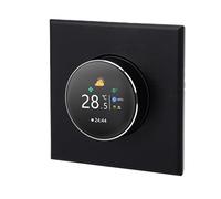 SIXRUN Smart WiFi Thermostat, Touchscreen Temperature Controller with Round Knob and TFT Display for HVAC Floor Heating Water System