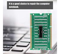 SIXRUN SO DIMM Diagnostic Tester Card for Laptop DDR234 DDR2 DDR3 DDR4 with Light Indicator No Burn on Reverse Insertion 6.7x4cm PC Notebook Repair Tool for Technicians DIY Enthusiasts (DDR3)