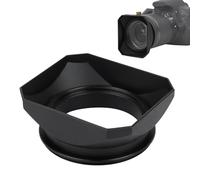 SIXRUN Square Lens Hood, Light-Proof Camera Lens Shade, Ideal Accessory for Mirrorless Cameras with 58mm Filter, Lightweight Design for Better Image Quality (58MM)