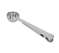 SIXRUN Stainless Steel Measuring Spoon with Sealing Clip for Coffee