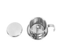 SIXRUN Stainless Steel Vietnamese Coffee Maker 100ML Compact Lightweight Drip Filter Pot for Home Brewing