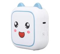SIXRUN Sticker Printer for Kids Wireless Mini Pocket Portable Thermal Ink for Notes Journal Memo Photo Study Wireless Mini Sticker Printer (Blue)