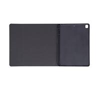 SIXRUN Tablet Protective Cover, TPU Silicone for 10.5in (Black) | Anti-Drop Bumper Shell, Pen Slot, Shockproof Edge, Keyboard Compatible, Office School Use