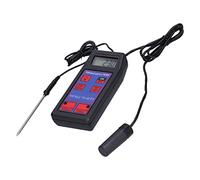SIXRUN TDS Temperature Tester, 2 in 1 Water Quality Analyzer with Backlight | Portable Meter for Swimming Pool, Aquarium, Hydroponics, lab; ABS Body, Ppm Ppt Switch, Frosted Grip, 0-100C Range