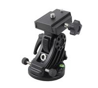 SIXRUN Telescope Latitude Seat, Aluminum Alloy Equatorial Wedge Base with Dual Knobs for 0 to 90 Degree Adjustments, Astronomy Telescope Accessory