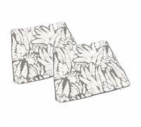 SIXRUN Throw Pillow Covers, Light Gray Decorative Polyester Cases, 20x12 Inches for Couch and Sofa, Farmhouse Style (45.7x45.7cm / 18x18in)