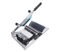 SIXRUN Time-Saving Stainless Steel Meat Cutter for Beef Lamb Roll Food Slicer Machine Manual Meat Slicer Machine for Hot Pot, Pizza, Snacks, Stainless Steel Cutter
