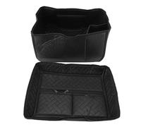 SIXRUN Top Box Liner PU Leather Tail Box Inner Bag 45L Motorcycle Trunk Case Pad with Padding Wear Resistant Universal Fit for Commuters Touring Riders (Black)