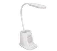 SIXRUN Touch Control Desk Lamp with 3 Color Temperature Modes, Phone Holder, Pen Holder for Home, Office, and Student Dorms