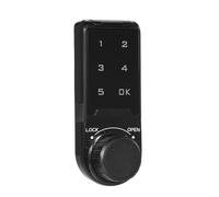 SIXRUN Touch Screen Password Key Lock ABS Intelligent Combination Lock 1 to 16 Digit Code Fake PIN Touchscreen Access for Drawer Cabinet Locker Mailbox (30mm)