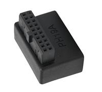 SIXRUN USB Front Panel Adapter, 90 Degree Elbow USB 3.0 19Pin to 20Pin Header for ATX Motherboards (A)