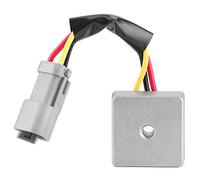 SIXRUN Voltage Regulator Rectifier Accessories for Precedent Gas Cart 2004-Up Direct Replacement Plug and Play OEM 1025159-01 with Aluminium Alloy ABS Construction