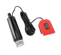 SIXRUN Water Transfer Pump Battery Powered 500GPH Portable ABS Utility Pump 10.7ft Cord 2in Diameter for Pool Drainage Garden Pond Well and Boat Water Removal