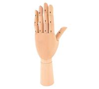 SIXRUN Wooden Hand Model, Oversized Design, Exceptional Finger Flexibility for Lifelike Gestures, Education, Art, Rehabilitation, Premium Wood Construction, Anatomical Studies