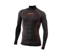 SIXS BlazeFit Base Layer Jersey Black/RedM/L Black,Red