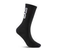 SIXS SHORT LOGO V2 Socks All BlackS All Black
