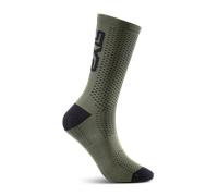 SIXS SHORT LOGO V2 Socks Army/BlackS Army,Black