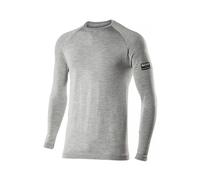Sixs TS2 Merino Shirt Underwear round Neck Sleeves Long Unisex, Grey