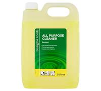 Sixsigma Foods All Purpose Cleaner Lemon 5 Litres - Multi Surface Cleaning Solution with Fresh Lemon Scent, Removes Dirt - Ideal for Floors, Kitchens & Daily Hygiene Maintena (Case of 2)