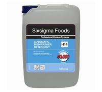 Sixsigma Foods Automatic Dishwasher Detergent H14 10 Litres - Ideal for Homes, Restaurants Powerful, Fast-Acting & Effective Cleaning Solution for Sparkling Dishes