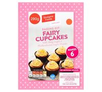 Sixsigma Foods Baking Kit Fairy Cupcakes (5 x 290g) - Perfect for Parties, Baking with Kids & Sweet Treats Fun & Easy Mix for Light, Fluffy Cupcakes (Case of 5)