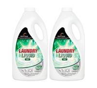 Sixsigma Foods Bio Laundry Liquid 5 Litres - Powerful Enzyme Formula for Deep Stain Removal, Bright Whites & Fresh Colours - Ideal for Family Laundry Cleaning (Case of 2)