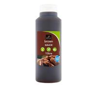 Sixsigma Foods Brown Sauce 1 Litre - Perfect for Breakfasts, Grilled Meats, Sandwiches & Fries Rich, Tangy & Savory Classic Condiment - Ideal for Home, Cafes & Restaurants (Case of 1)