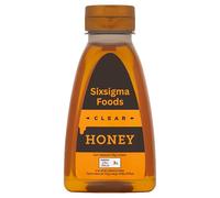 Sixsigma Foods Clear Honey 340g - Perfect for Toast, Baking, Cooking & Hot Drinks Natural Sweetness in Every Spoonful - Ideal for Smooth, Golden & Delicious