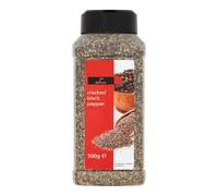 Sixsigma Foods Cracked Black Pepper 500g - Perfect for Seasoning Meats, Sauces, Soups & VegetablesBold, Aromatic & Flavorful Spice - Ideal for Home or Professional Kitchens (Case of 1)