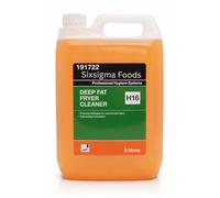 Sixsigma Foods Deep Fat Fryer Cleaner H16 - Powerful Degreaser for Removing Carbon & Oil Build Up - Ideal For Kitchens & Catering Equipment Cleaning (2 x 5 Litre)