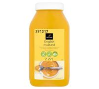 Sixsigma Foods English Mustard 2.27L - Perfect for Sandwiches, Meats, Marinades & More Bold, Hot & Tangy Traditional Mustard - Ideal for Catering, Restaurants & Home Use