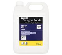 Sixsigma Foods Floor Gel Lemon 5 Litres - Powerful Lemon-Scented Cleaner for Sparkling Floors - Ideal for Kitchens, Bathrooms & Commercial Use Long Lasting Freshness & Shine