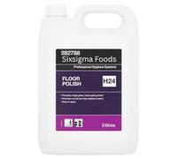 Sixsigma Foods Floor Polish H24 (2 X 5 Litres) - Durable Floor Polish That Restores Shine and Protects Surfaces - Ideal For Commercial & home use (Case of 2)