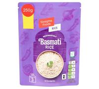 Sixsigma Foods Microwaveable Basmati Rice (6 x 250g) - Perfect Side for Curries, Stir Fries or Quick Meals Fragrant & Ready in Minutes - Ideal For Delicious & Hassle-Free Cooking (Case of 6)